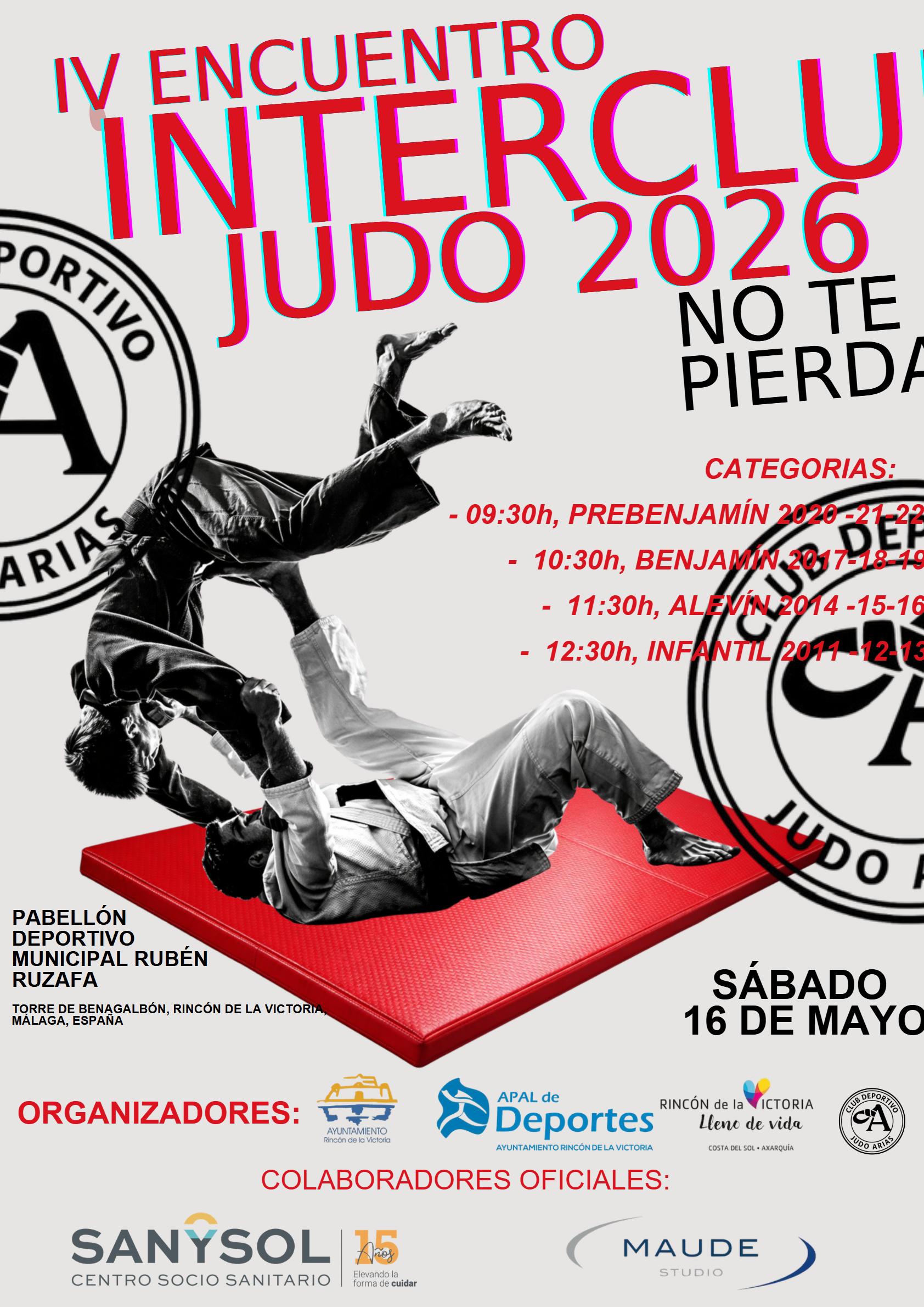 Cartel IV INTERCLUBES JUDO 2026