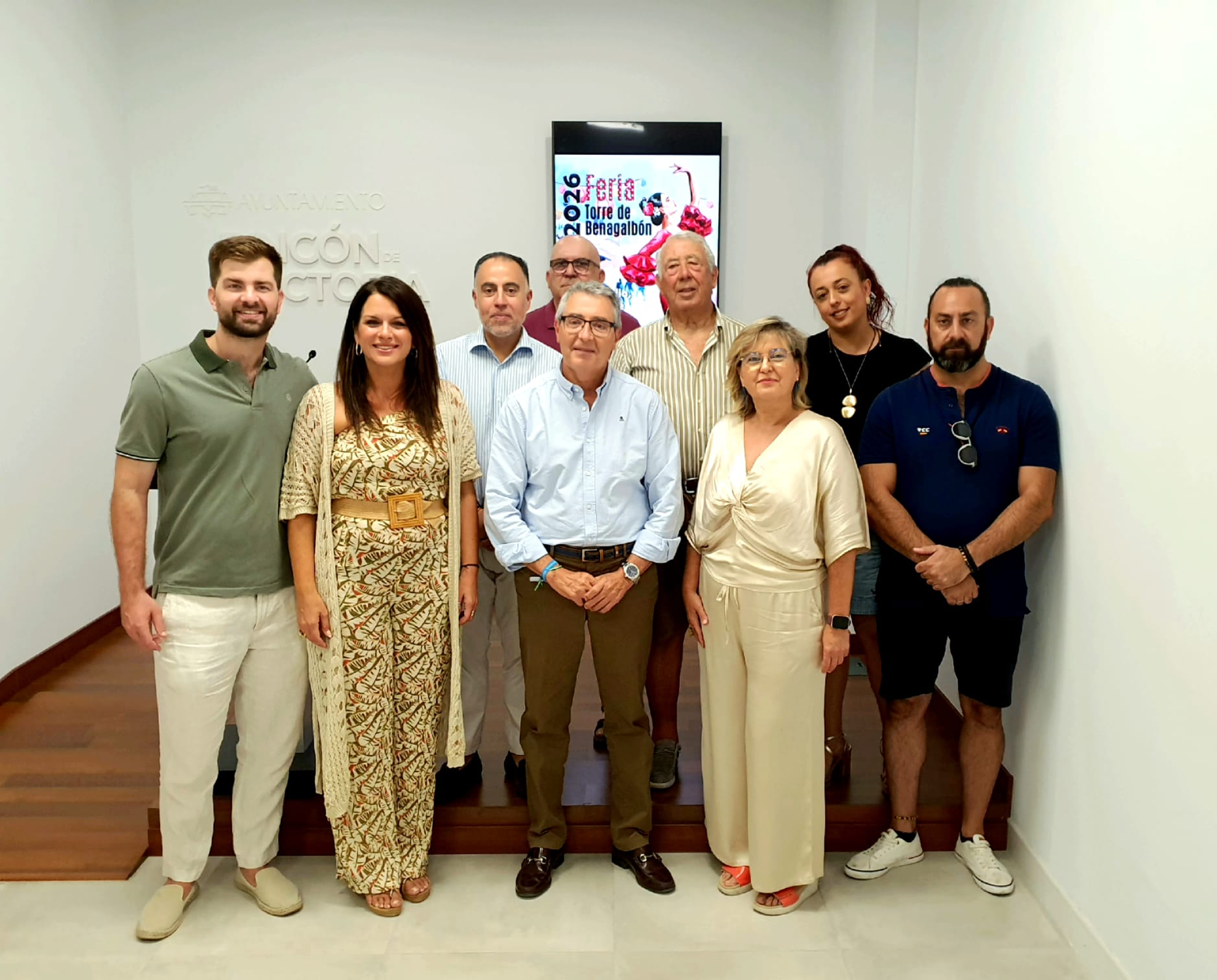 alcalde, cjals junto directiva Torresol