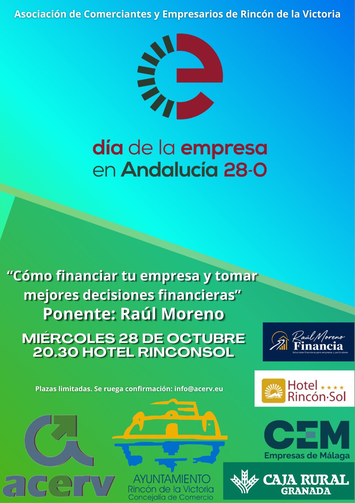 Cartel Día de la Empresa en Andalucía